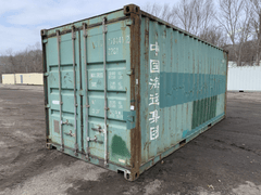 20′ x 8′ x 8.5′ Tall– **AS IS**Door Seals Show Light** Used Shipping / Storage Container – Green image 0