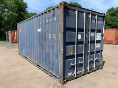 20′ x 8′ x 8.5′ Tall –Used Shipping / Storage Container-Wind and Watertight – Blue image 0