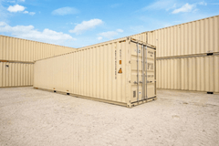 40′ High Cube New 1-Trip Double Door Steel Shipping Container image 0